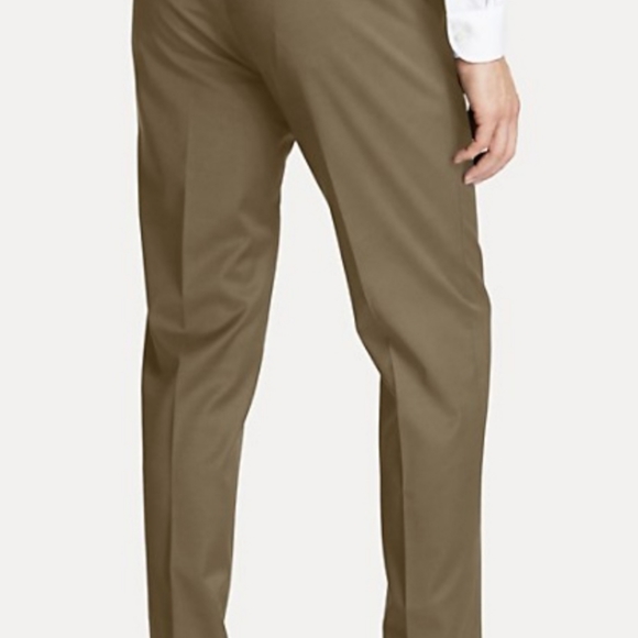 REGULAR FIT TAN SHARKSKIN TROUSER  Size 34W/40 Long - Picture 6 of 9